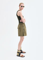Combat Short in Cotton Twill - Olive - CO Collections